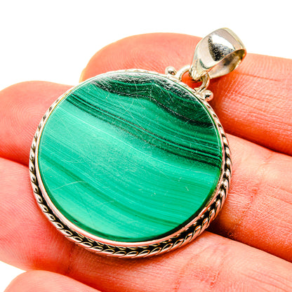 Malachite Pendants handcrafted by Ana Silver Co - PD750010