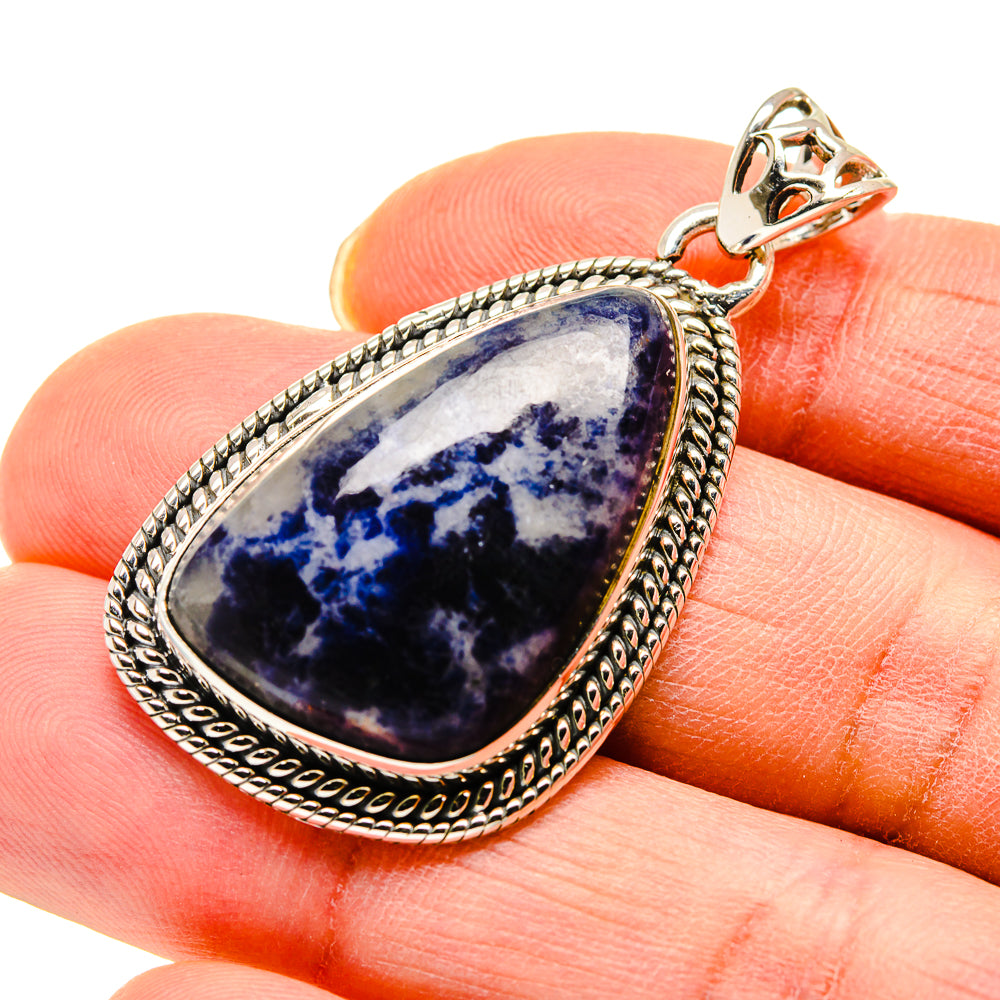 Sodalite Pendants handcrafted by Ana Silver Co - PD750026