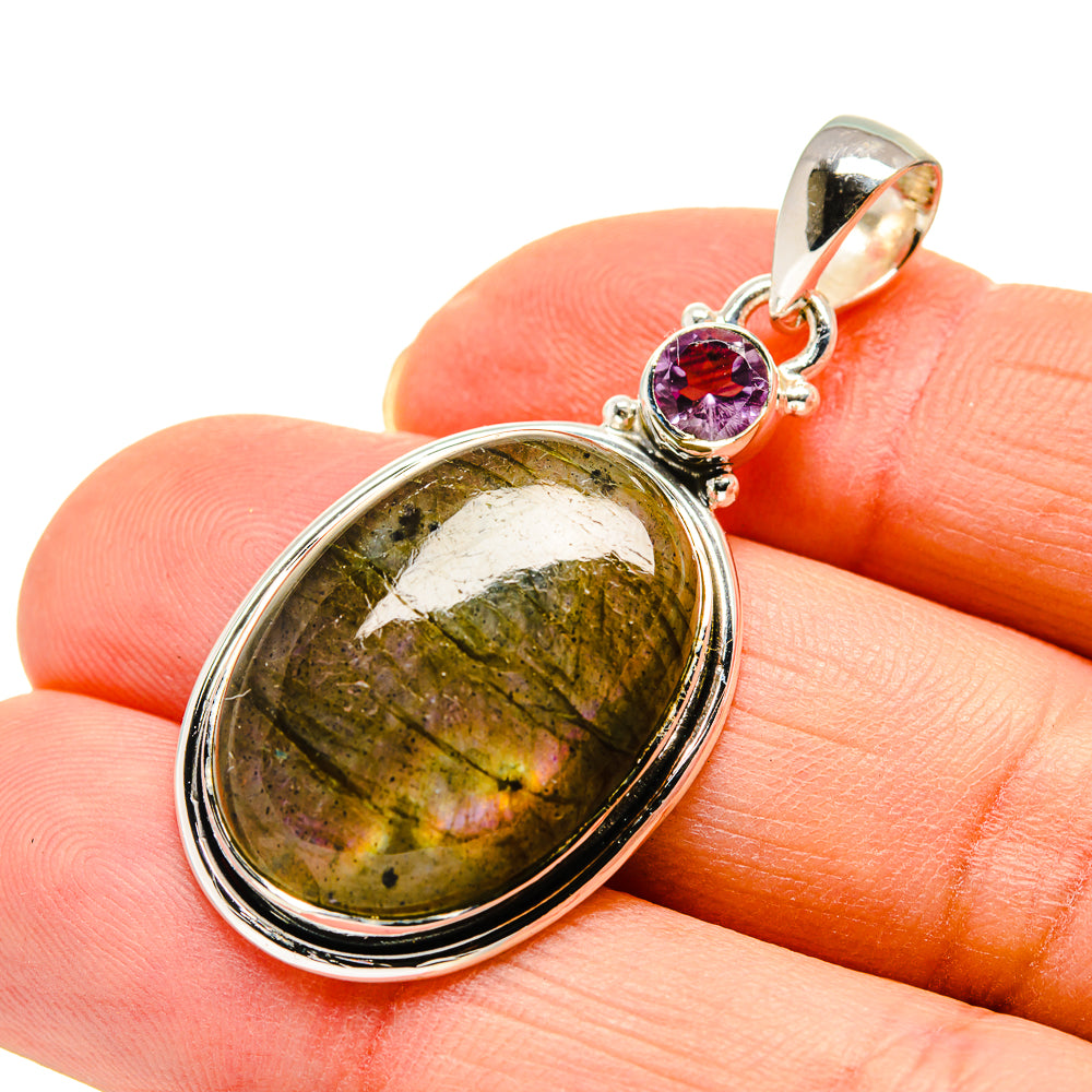 Labradorite Pendants handcrafted by Ana Silver Co - PD750246