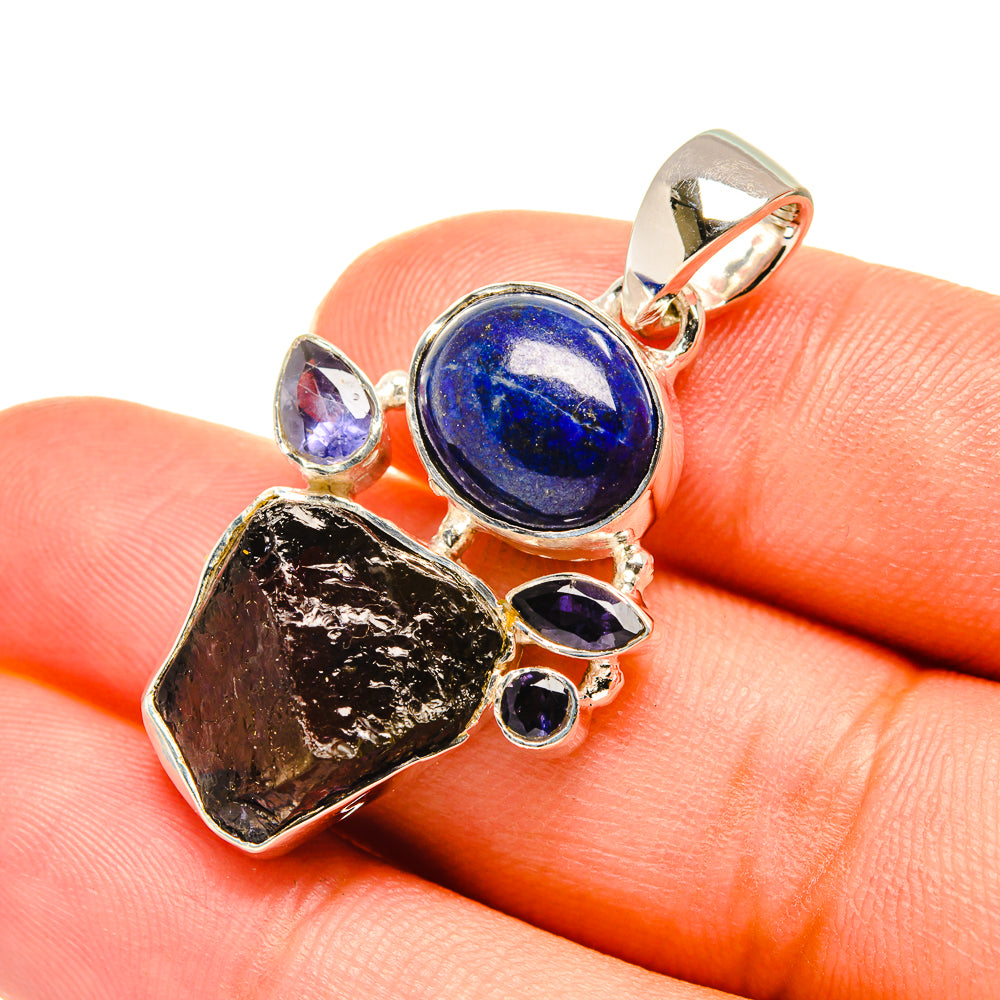 Lapis Lazuli Pendants handcrafted by Ana Silver Co - PD7503