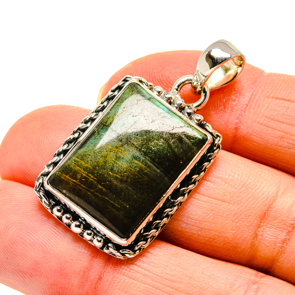 Labradorite Pendants handcrafted by Ana Silver Co - PD750303