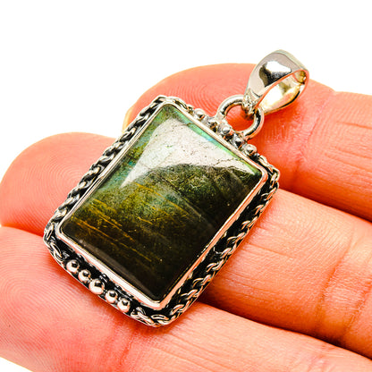 Labradorite Pendants handcrafted by Ana Silver Co - PD750303
