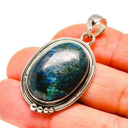Chrysocolla Pendants handcrafted by Ana Silver Co - PD750326
