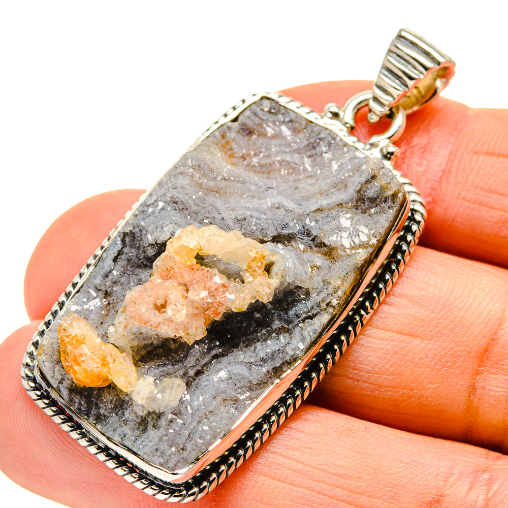 Desert Druzy Pendants handcrafted by Ana Silver Co - PD750370