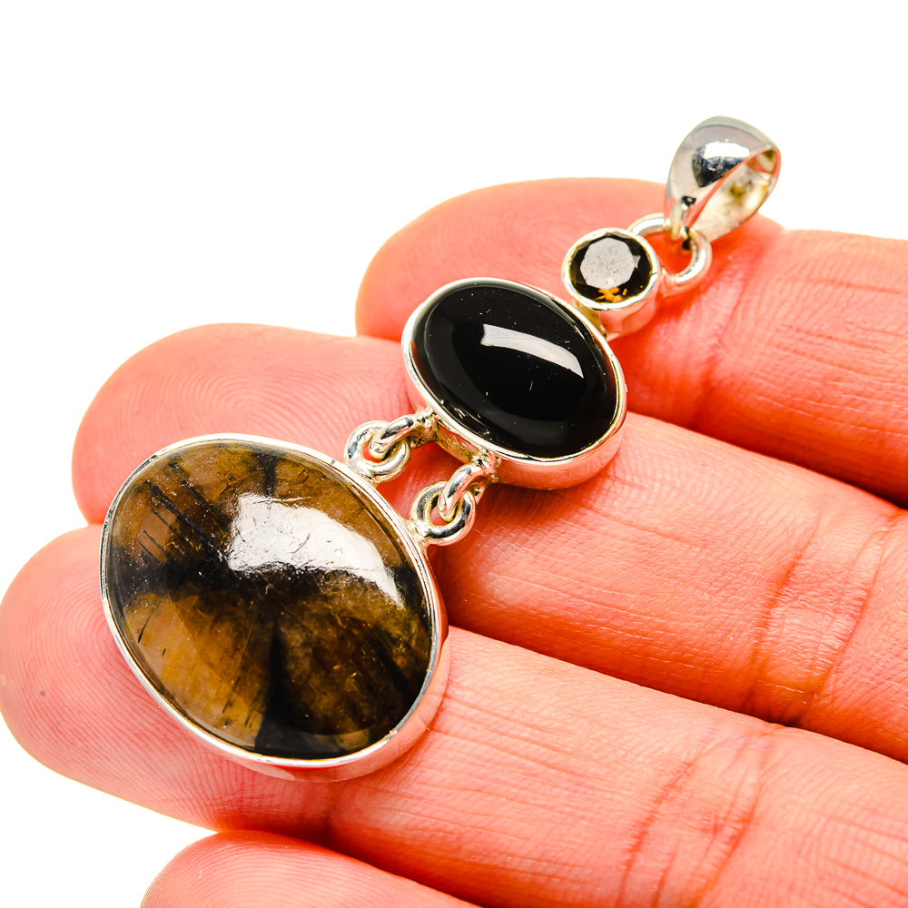 Chiastolite Pendants handcrafted by Ana Silver Co - PD750401
