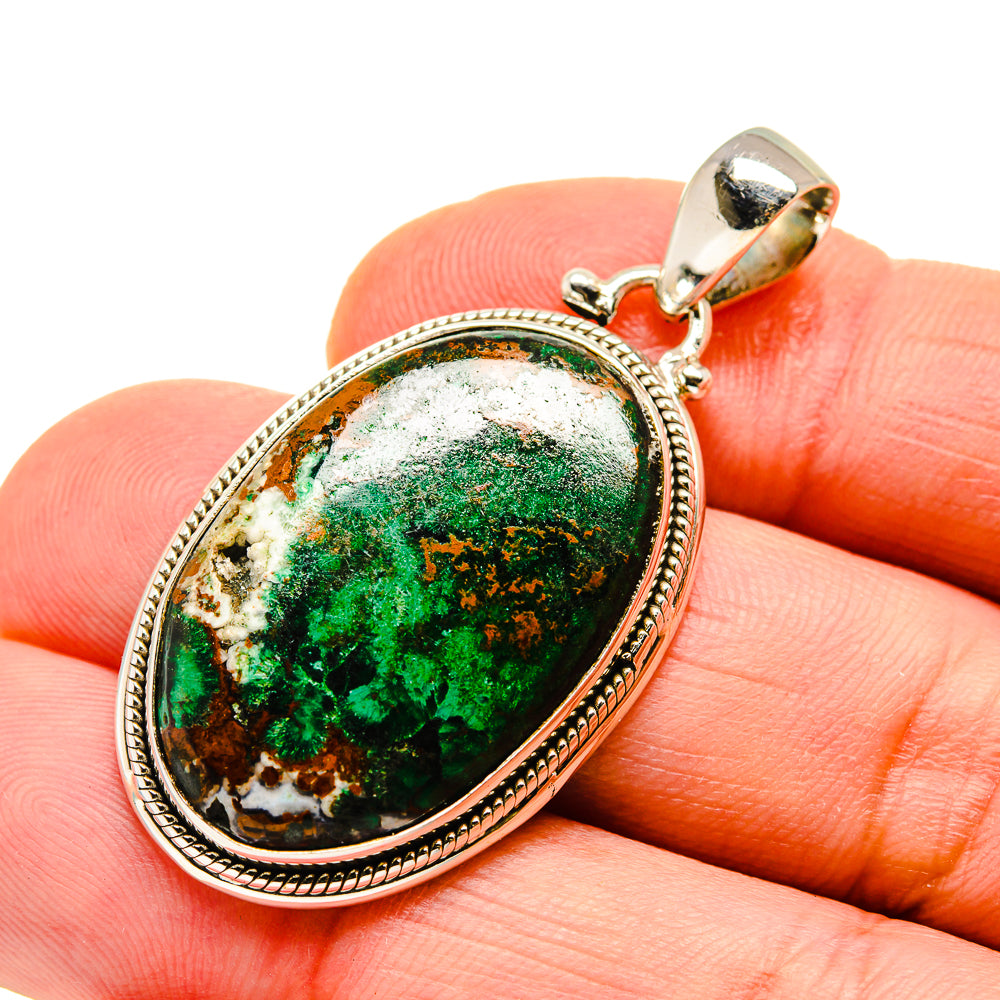 Chrysocolla Pendants handcrafted by Ana Silver Co - PD750429