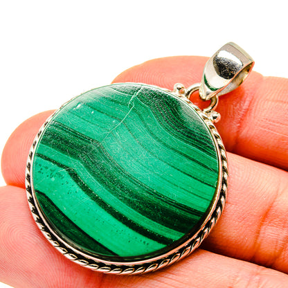 Malachite Pendants handcrafted by Ana Silver Co - PD750430