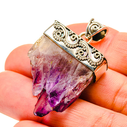 Amethyst Stalactite Pendants handcrafted by Ana Silver Co - PD750442