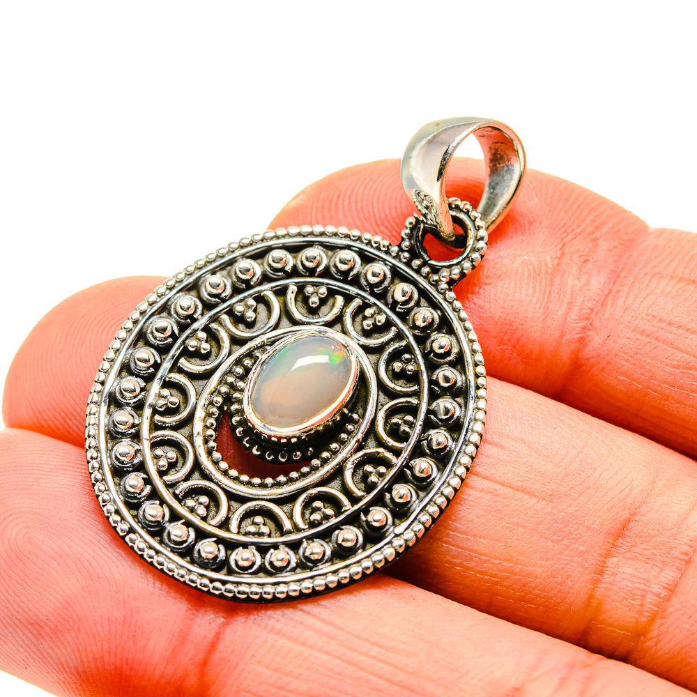 Ethiopian Opal Pendants handcrafted by Ana Silver Co - PD750510