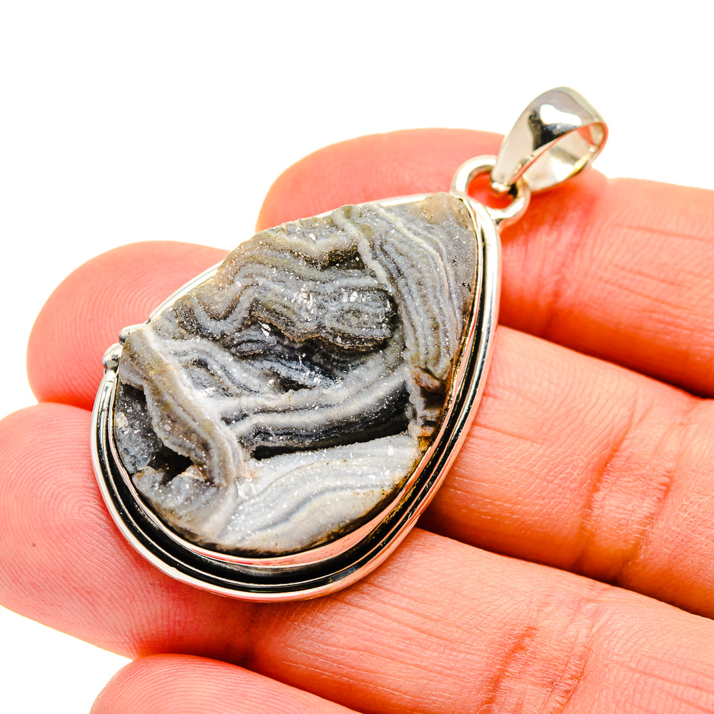 Desert Druzy Pendants handcrafted by Ana Silver Co - PD750615