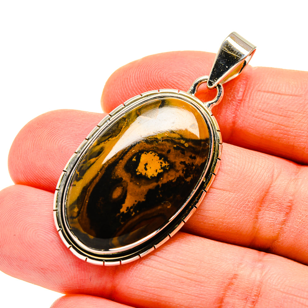 Picture Jasper Pendants handcrafted by Ana Silver Co - PD750633