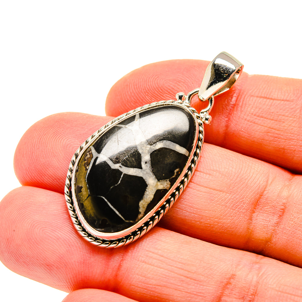 Septarian Geode Pendants handcrafted by Ana Silver Co - PD750661