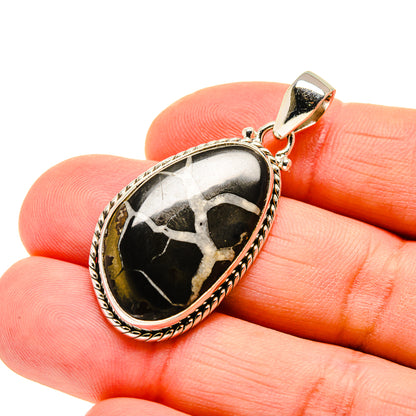Septarian Geode Pendants handcrafted by Ana Silver Co - PD750661