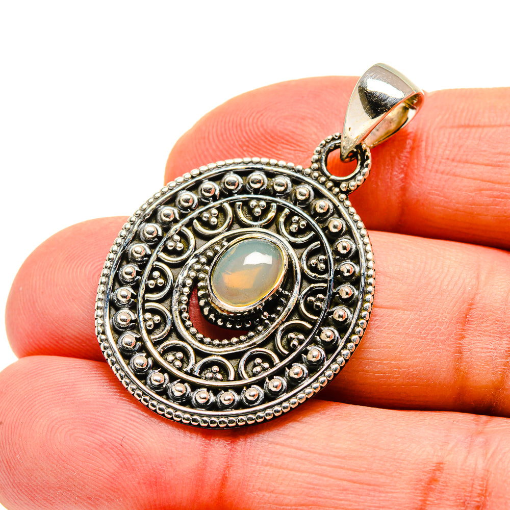 Ethiopian Opal Pendants handcrafted by Ana Silver Co - PD750668