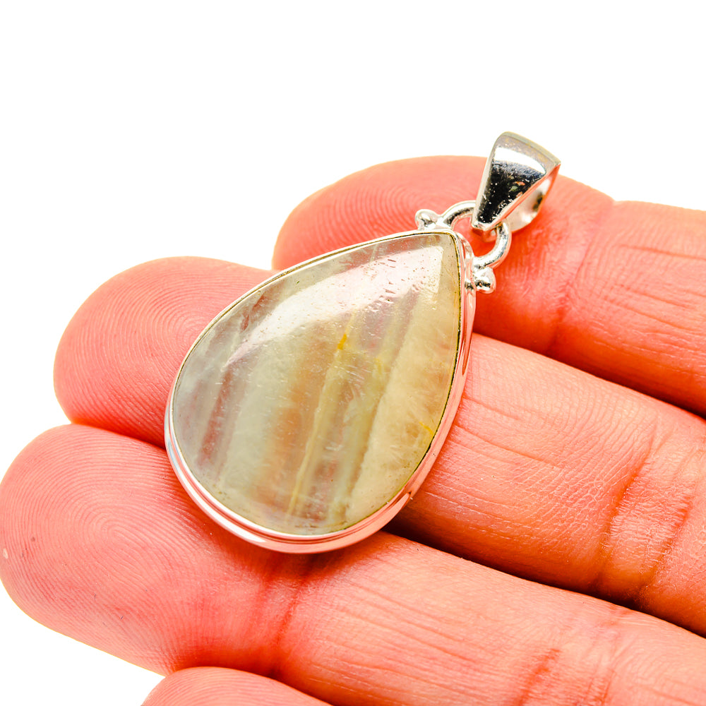 Green Fluorite Pendants handcrafted by Ana Silver Co - PD750672