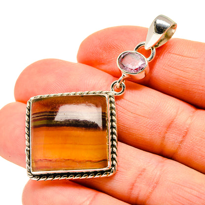 Fluorite Pendants handcrafted by Ana Silver Co - PD750733