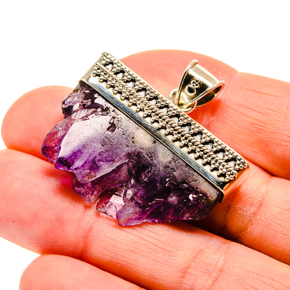 Amethyst Stalactite Pendants handcrafted by Ana Silver Co - PD750737