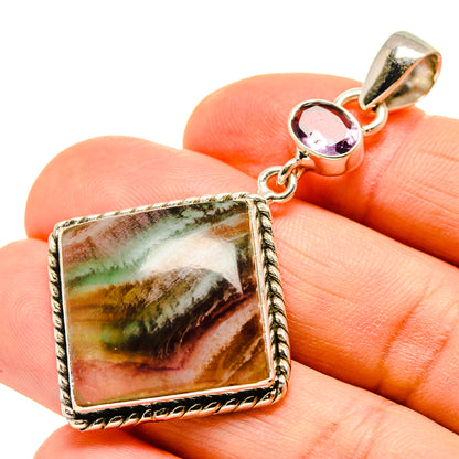 Fluorite Pendants handcrafted by Ana Silver Co - PD750760