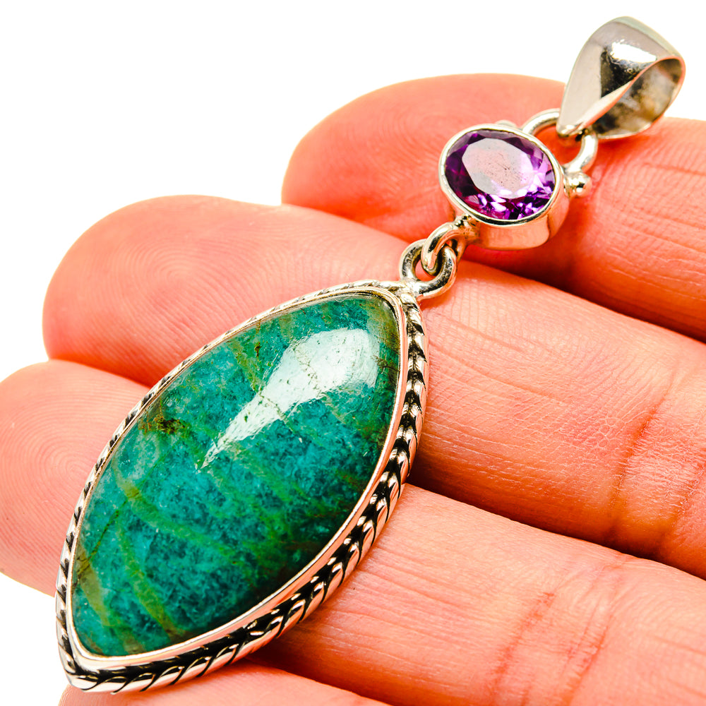 Amazonite Pendants handcrafted by Ana Silver Co - PD750778