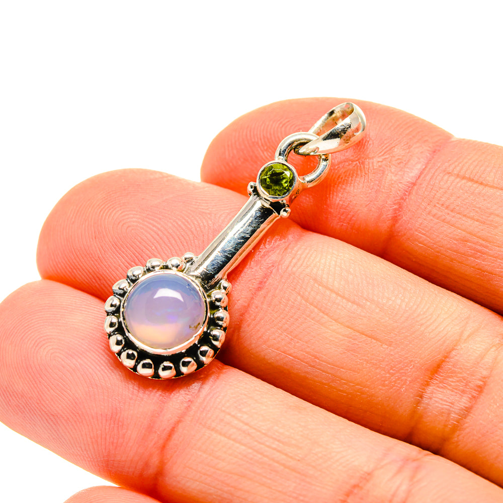 Ethiopian Opal Pendants handcrafted by Ana Silver Co - PD750852