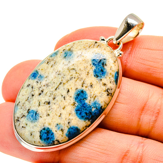 K2 Blue Azurite Pendants handcrafted by Ana Silver Co - PD750897