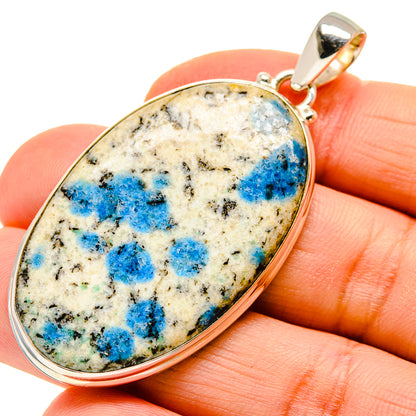 K2 Blue Azurite Pendants handcrafted by Ana Silver Co - PD750909