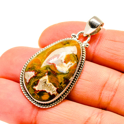 Rainforest Opal Pendants handcrafted by Ana Silver Co - PD750944