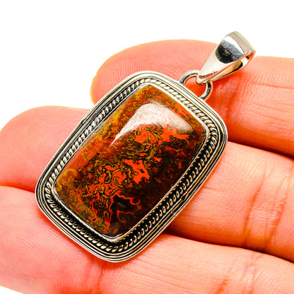 Moroccan Agate Pendants handcrafted by Ana Silver Co - PD750953
