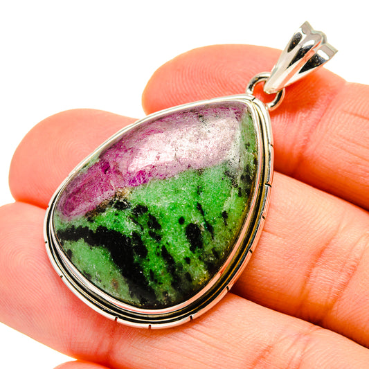 Ruby Fuchsite Pendants handcrafted by Ana Silver Co - PD750960