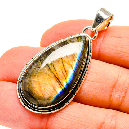 Labradorite Pendants handcrafted by Ana Silver Co - PD750964