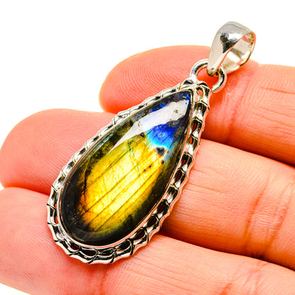 Labradorite Pendants handcrafted by Ana Silver Co - PD750965