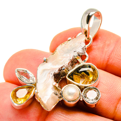 Occo Geode Pendants handcrafted by Ana Silver Co - PD751135