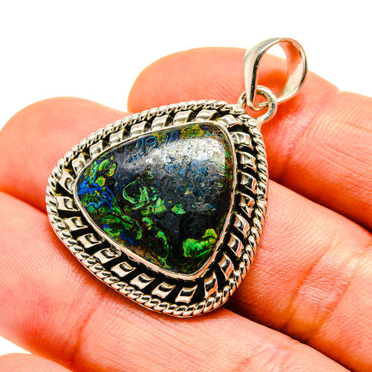 Azurite Pendants handcrafted by Ana Silver Co - PD751145