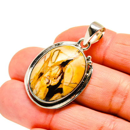 Peanut Wood Jasper Pendants handcrafted by Ana Silver Co - PD751226