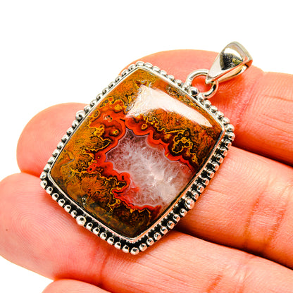Moroccan Agate Pendants handcrafted by Ana Silver Co - PD751238