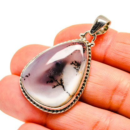 Dendritic Opal Pendants handcrafted by Ana Silver Co - PD751239