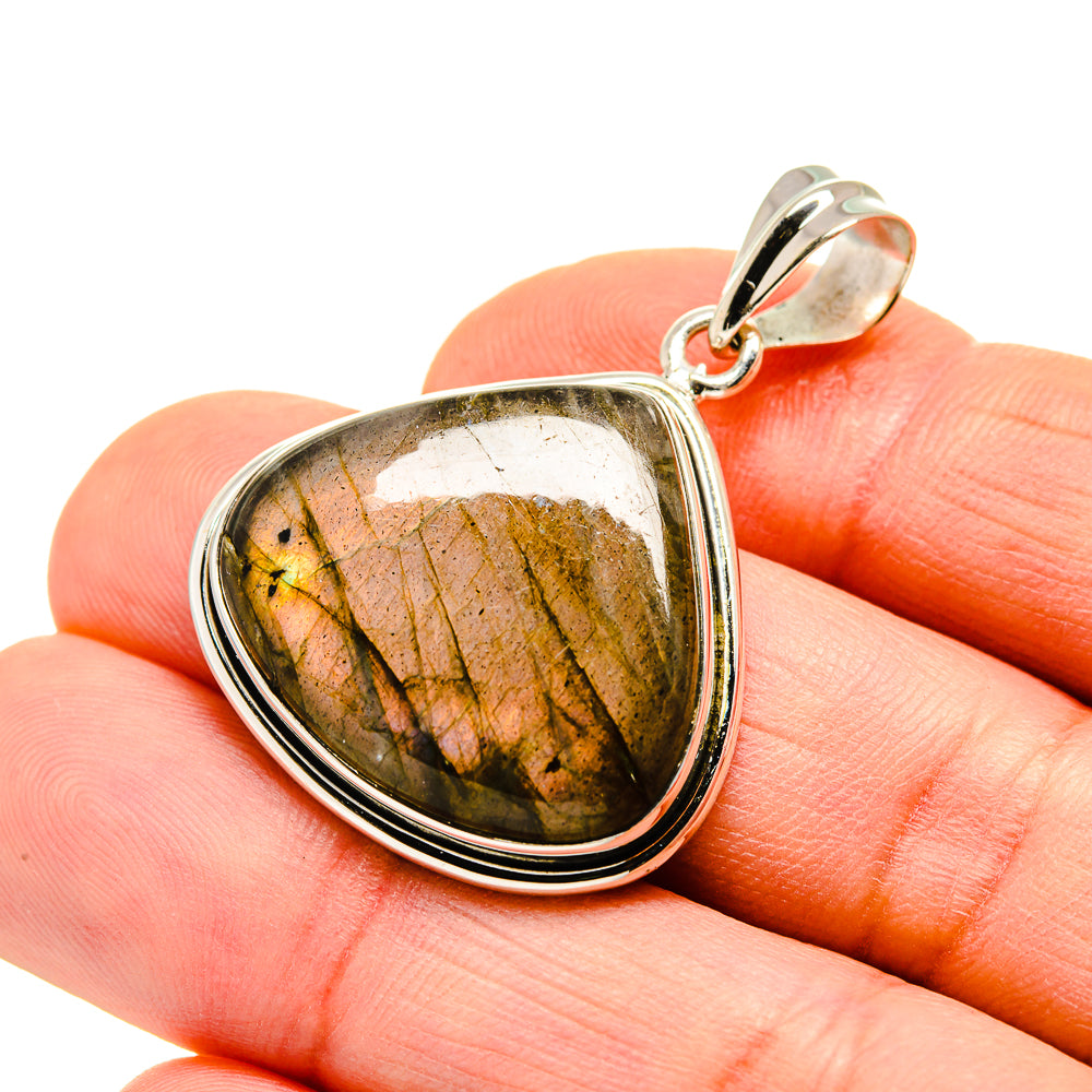 Labradorite Pendants handcrafted by Ana Silver Co - PD751248