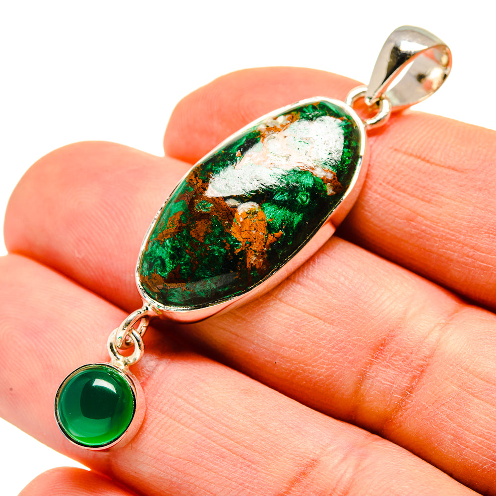 Chrysocolla Pendants handcrafted by Ana Silver Co - PD751294