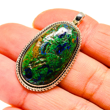 Chrysocolla Pendants handcrafted by Ana Silver Co - PD751309