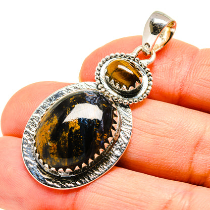 Pietersite Pendants handcrafted by Ana Silver Co - PD751371