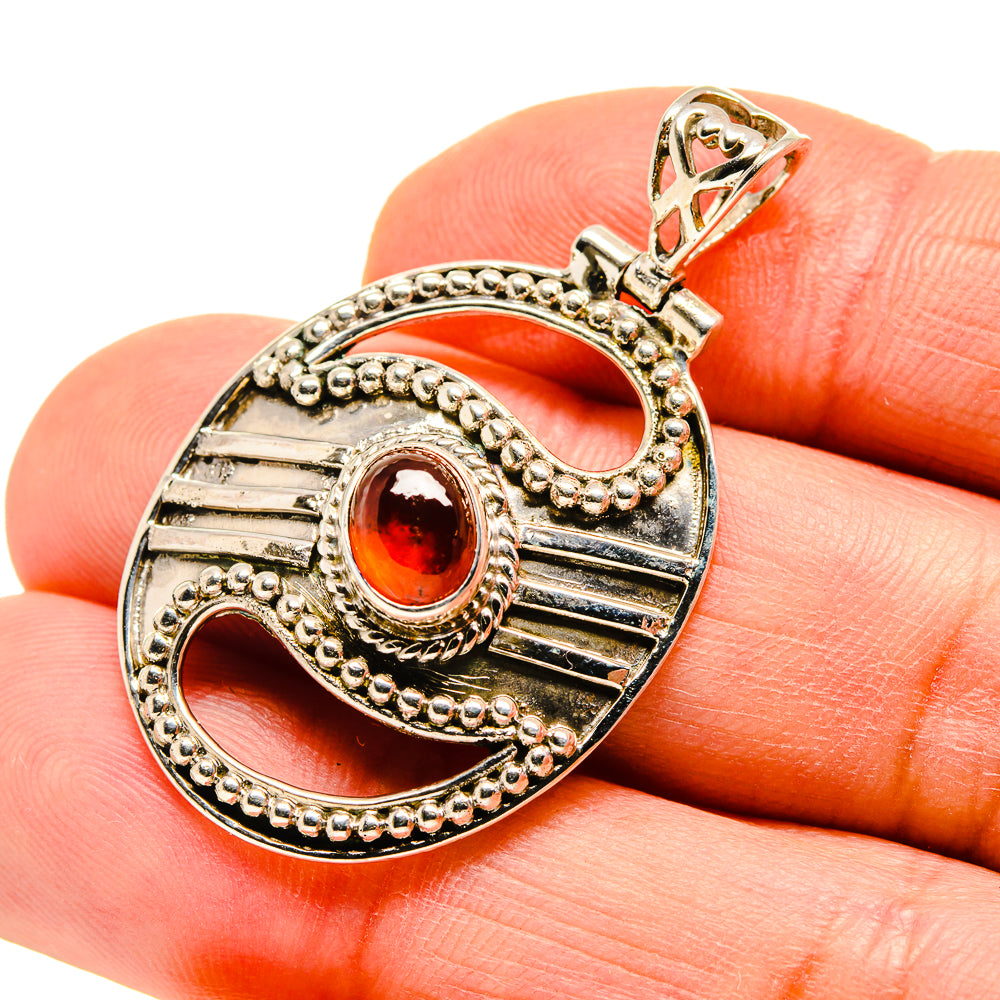 Carnelian Pendants handcrafted by Ana Silver Co - PD751417
