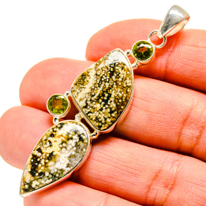 Ocean Jasper Pendants handcrafted by Ana Silver Co - PD751426