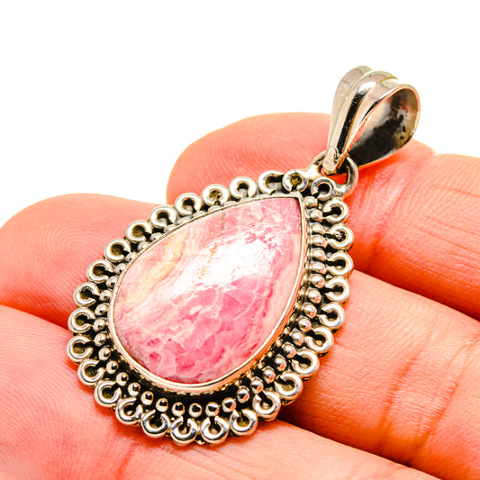 Rhodochrosite Pendants handcrafted by Ana Silver Co - PD751460