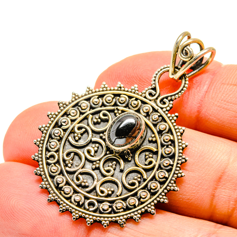 Hematite Pendants handcrafted by Ana Silver Co - PD751477