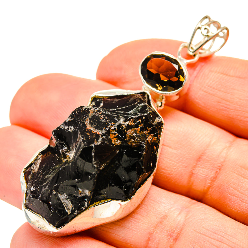 Smoky Quartz Pendants handcrafted by Ana Silver Co - PD751540