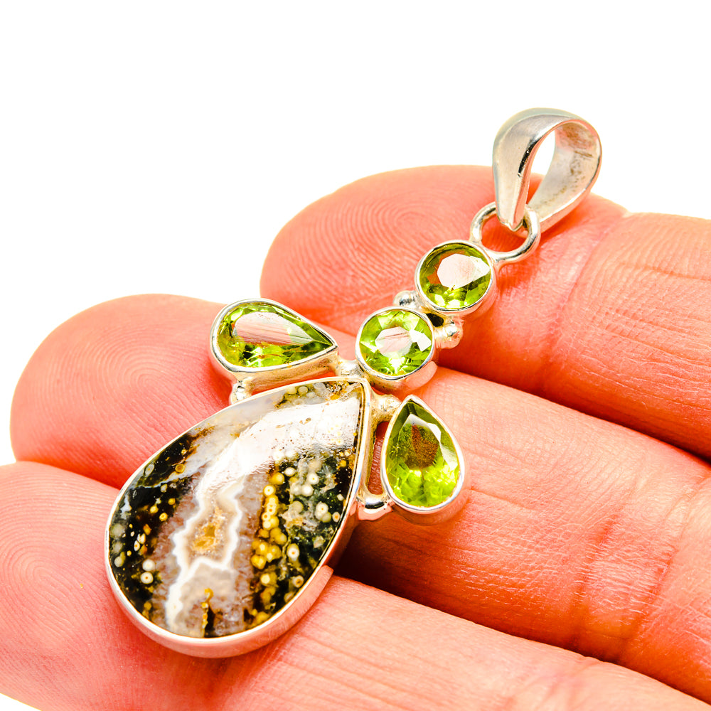 Ocean Jasper Pendants handcrafted by Ana Silver Co - PD751560