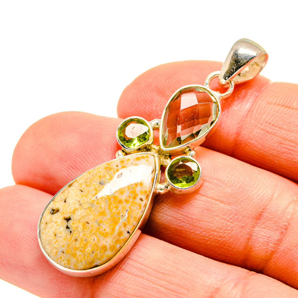Ocean Jasper Pendants handcrafted by Ana Silver Co - PD751562