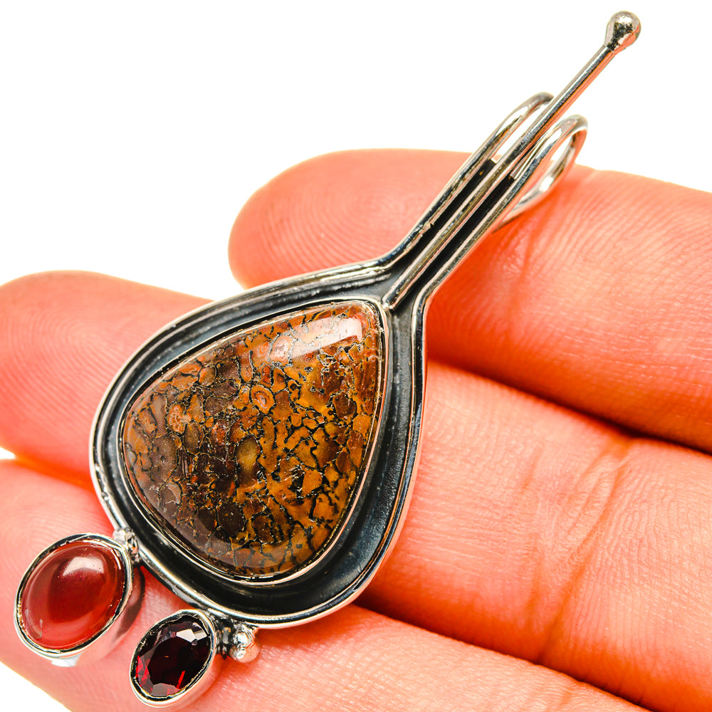 Dinosaur Bone Pendants handcrafted by Ana Silver Co - PD7516