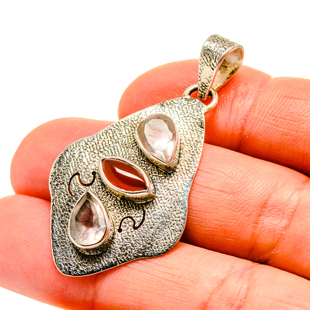 Garnet Pendants handcrafted by Ana Silver Co - PD751625