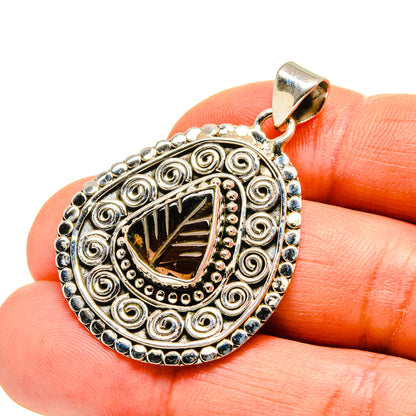 Smoky Quartz Pendants handcrafted by Ana Silver Co - PD751653
